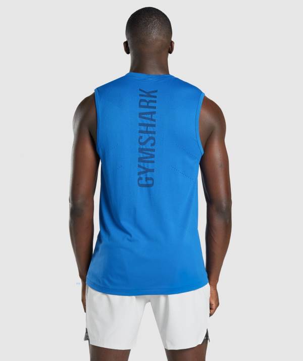 Panske Tielko Gymshark Apex Modre | LC8165970